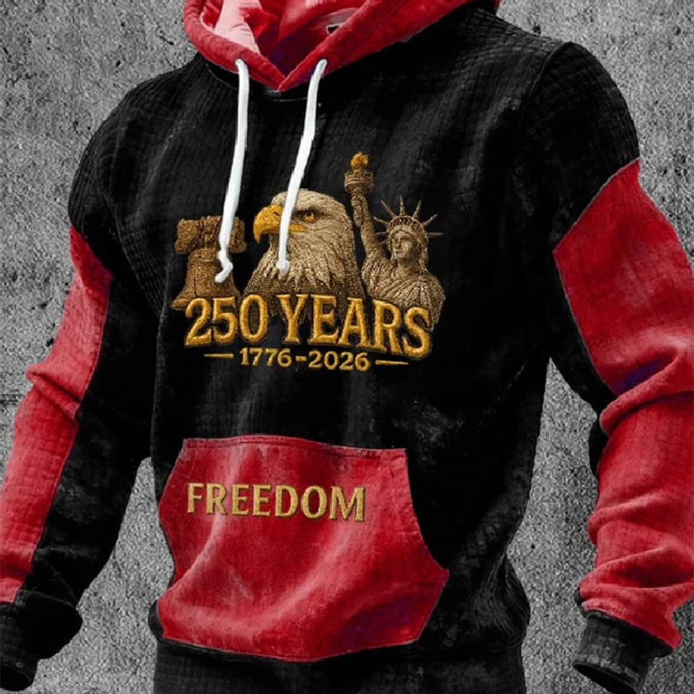 Eagle USA 250 Years Of Freedom 1776 2026 Hoodie Liberty Statues Hoodie Good Gifts For Him