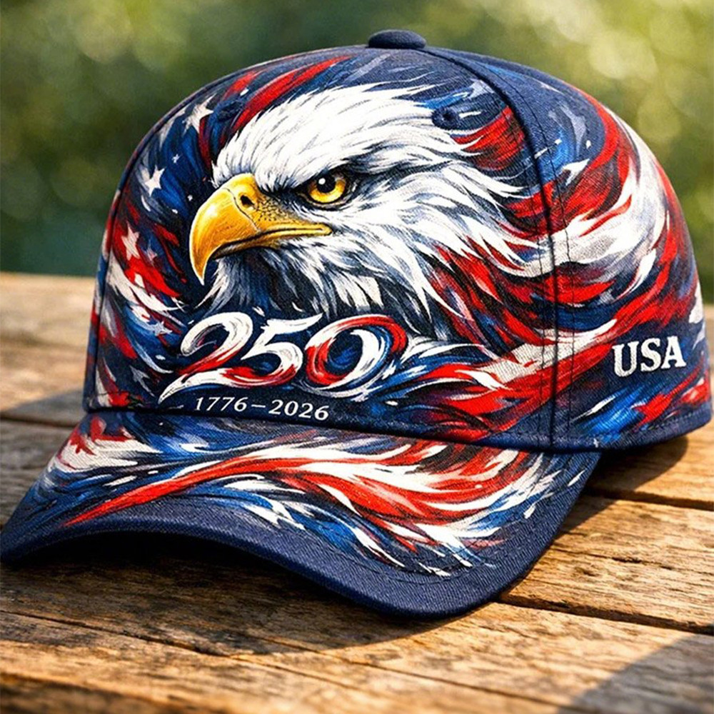 Eagle USA 250 Years Of Freedom Hat Commemorative Cap Gift For Enthusiasts