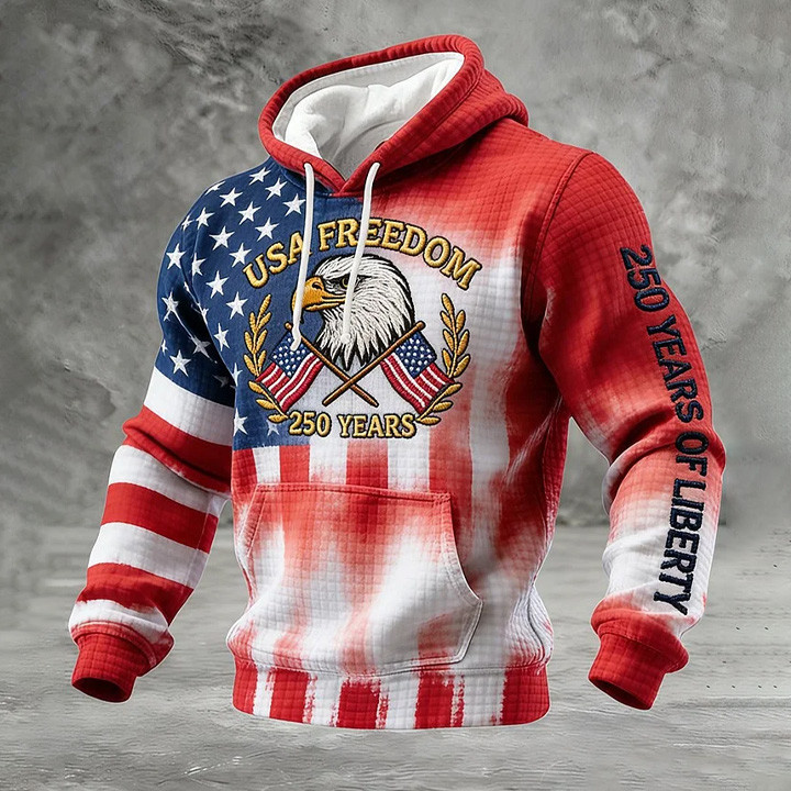 Eagle USA 250 Years Of Freedom Hoodie 250 Years Of Liberty Apparel July 4th Gift