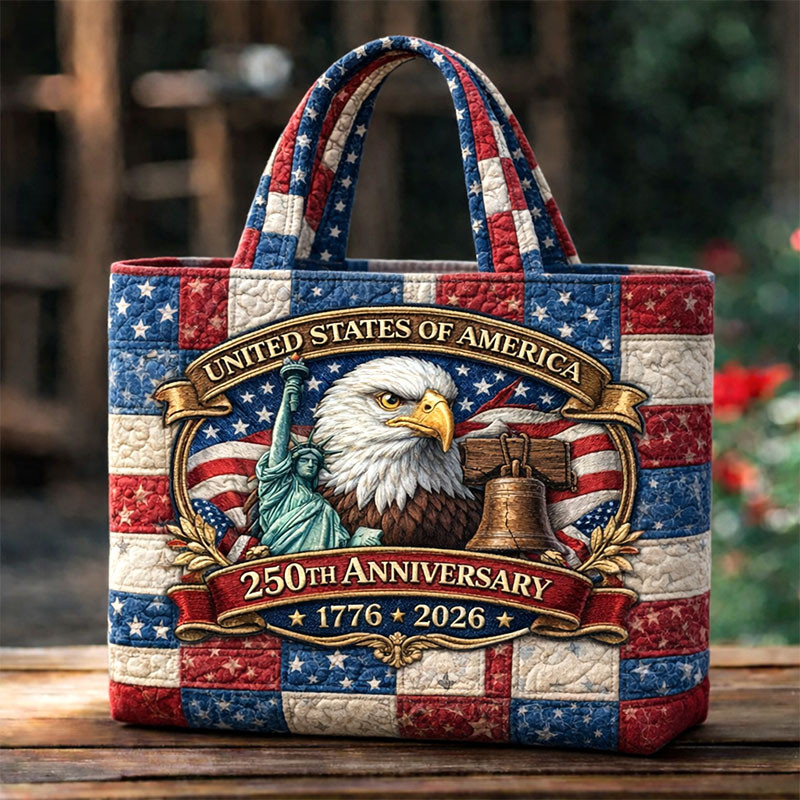 Eagle USA 250 Years Of Freedom Tote Bag 250th Anniversary Of America Tote Bag