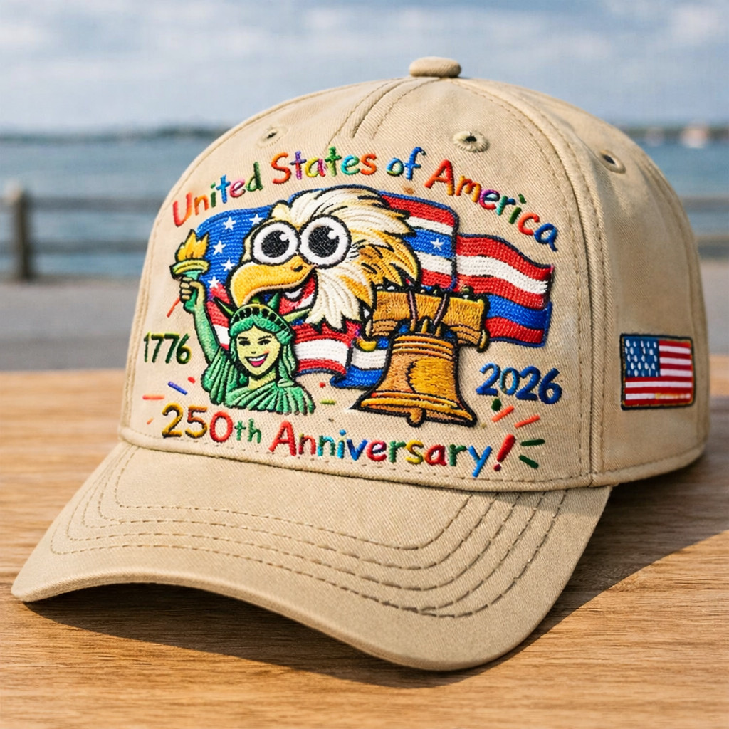 Eagle USA 250Th Anniversary 1776 2026 Art Hat Statue Of Liberty Art Cap July 4th Present