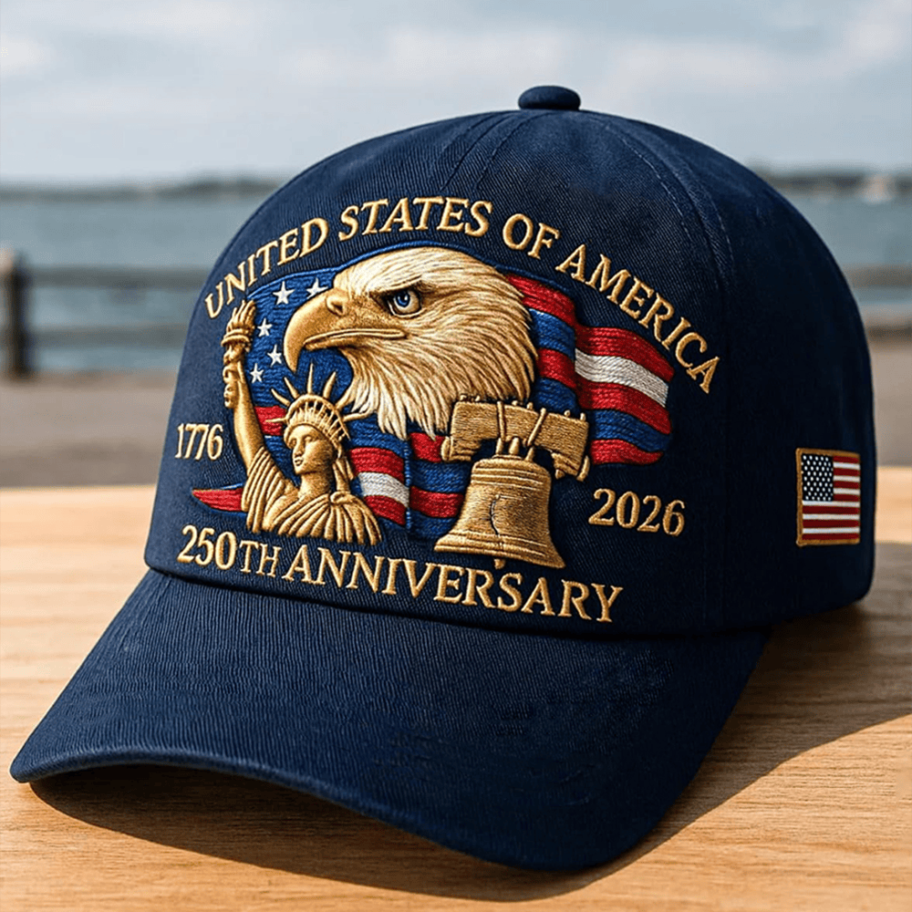 Eagle USA 250Th Anniversary 1776 2026 Hat Statue Of Liberty Merch Freedom Gift Ideas