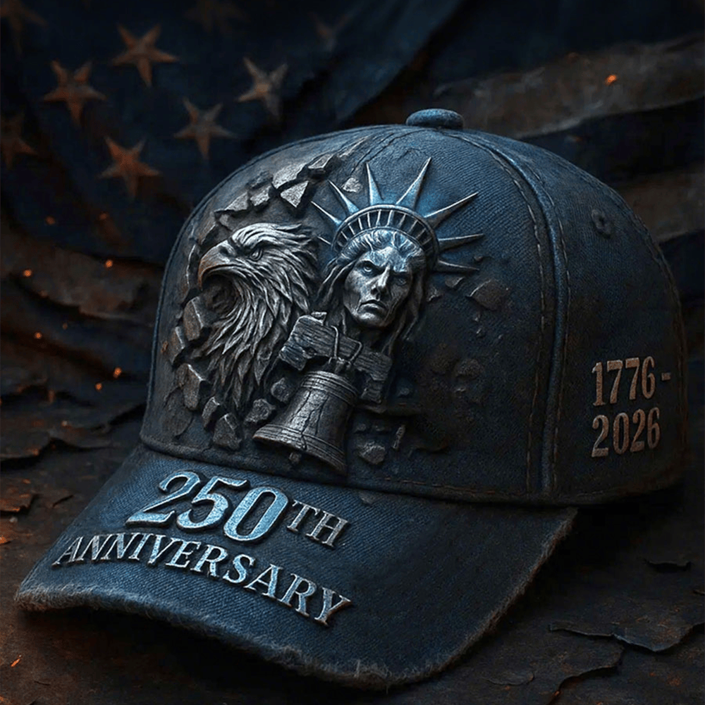 Eagle USA 250Th Anniversary 1776 2026 Hat Statue Of Liberty Semiquincentennial Cap