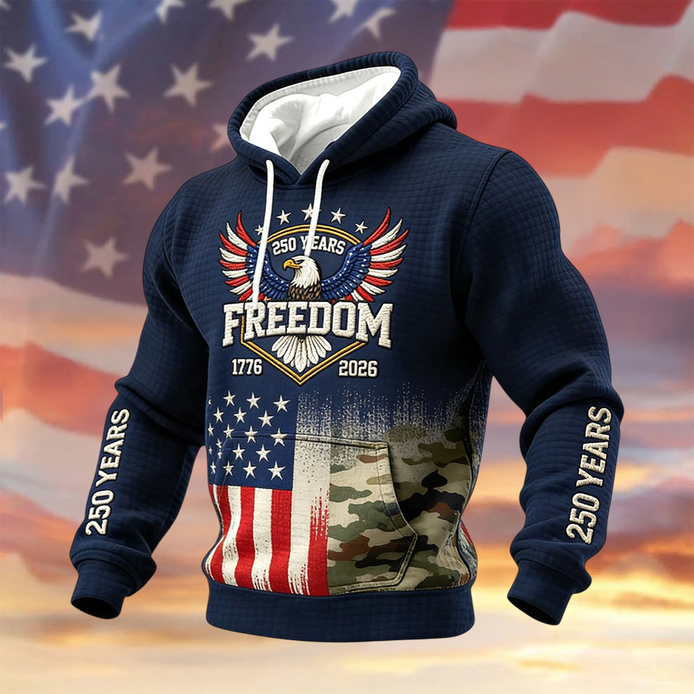 Eagle USA 250Th Anniversary 1776 2026 Hoodie Fourth Of July Clothing Present For Patriots