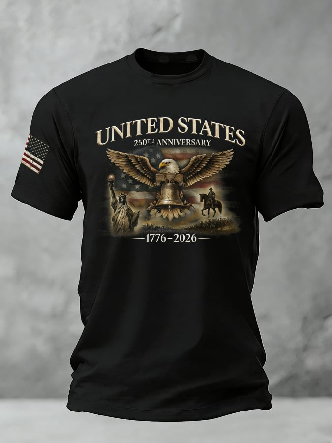 Eagle USA 250Th Anniversary 1776 2026 T-Shirt America's 250th Birthday Clothes Gift Ideas For Men