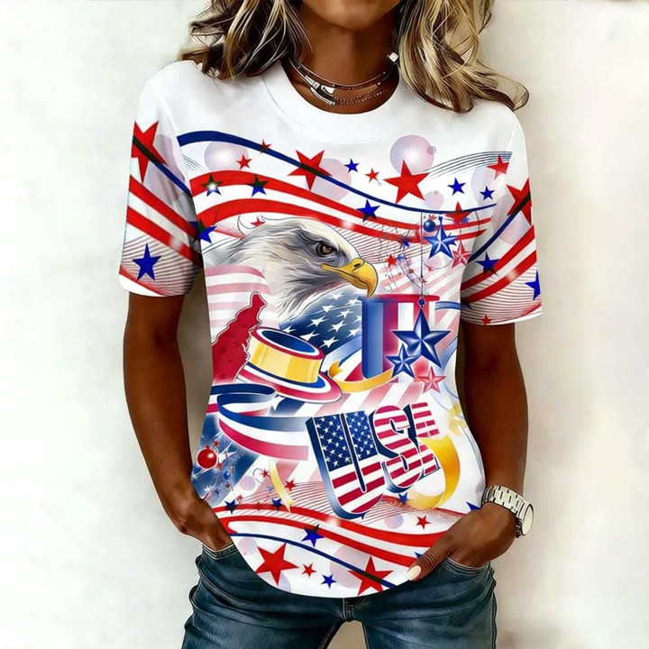 Eagle USA 250Th Anniversary 1776 2026 T-Shirt Best 4Th Of July Clothes Present Ideas