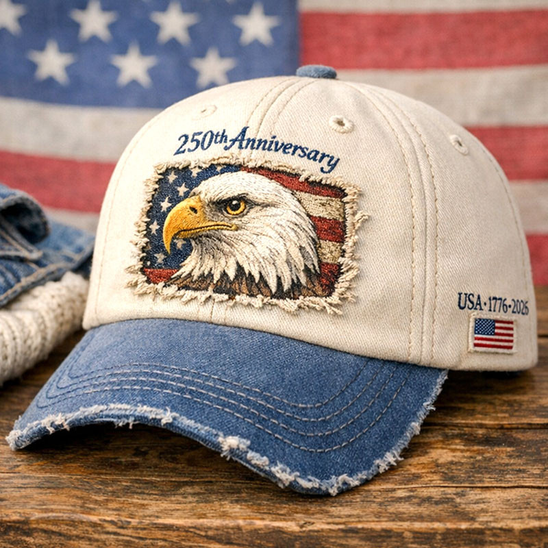 Eagle USA 250Th Anniversary 1776 2026 Vintage Hat America's Birthday Cap Patriotic Gift For Him
