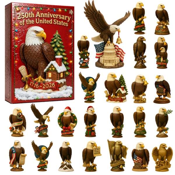 Eagle USA 250th Anniversary A Truly Historic Advent Calendar Christmas Gifts For American