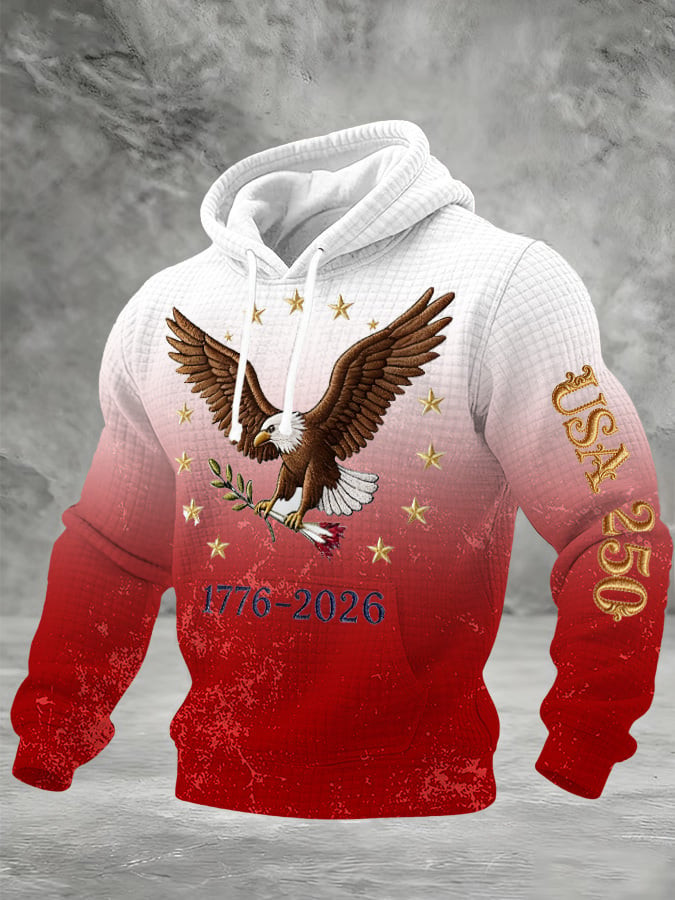 Eagle USA 250th Anniversary Hoodie 1776 2026 American Patriot Clothing Gifts For Him Eagle USA 250th Anniversary Hoodie 1776 2026 American Patriot Clothing Gifts For Him