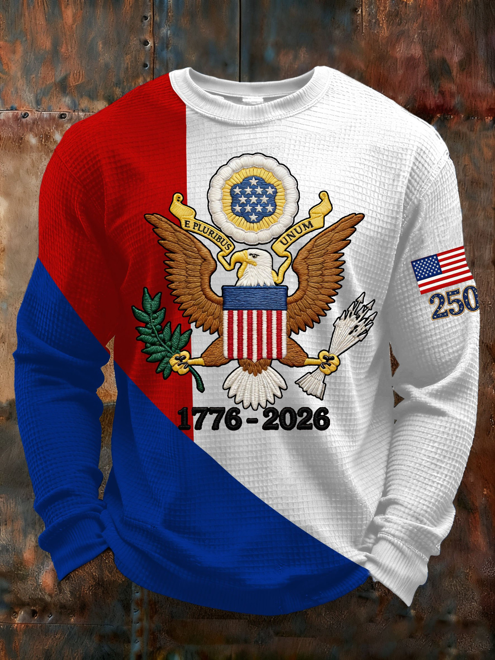 Eagle USA 250th Anniversary Long Sleeve Shirt Retro 4Th Of July Clothing Men's Gifts Eagle USA 250th Anniversary Long Sleeve Shirt Retro 4Th Of July Clothing Men's Gifts
