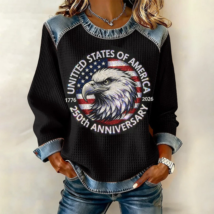 Eagle USA 250Th Anniversary Sweatshirt 1776 2026 Merch Independence Day 2026 Present