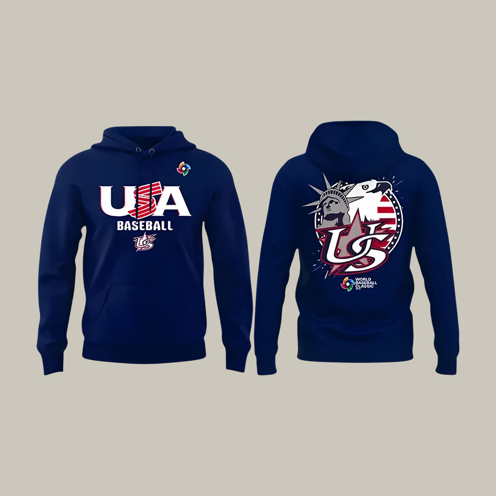Eagle USA World Baseball Classic Tournament Hoodie USA National Baseball Team Hooded Sweatshirt
