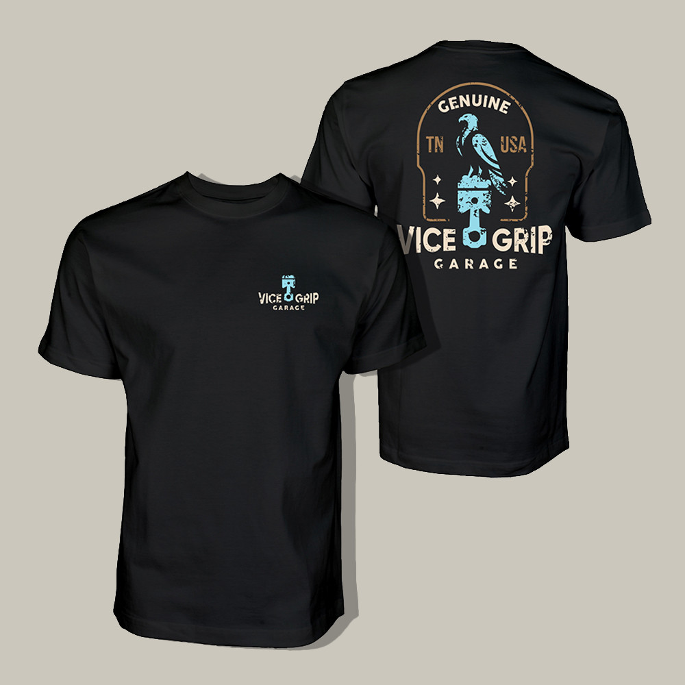 Eagle Vice Grip Garage T-Shirt Genuine TN USA VGG Clothing Gifts For Boyfriend