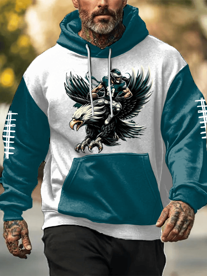 Eagles Football PE Hoodie Philadelphia Football Super Bowl Merch Best Gift For Football Lovers