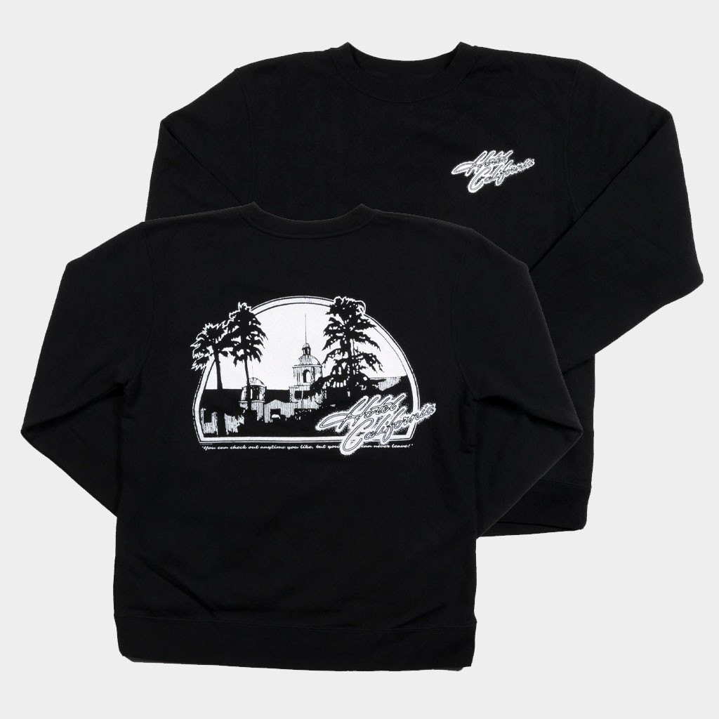 Eagles Merch Hotel California Crewneck Sweatshirt Birthday Presents For Brother-1 Eagles Merch Hotel California Crewneck Sweatshirt Birthday Presents For Brother-1