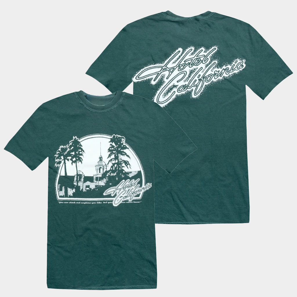 Eagles Merch Hotel California T-Shirt Birthday Presents For Boyfriend