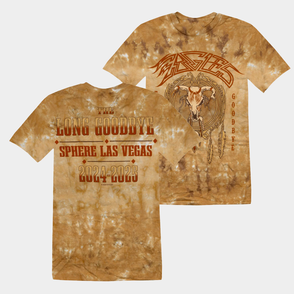 Eagles Merch The Long Goodbye Sphere Las Vegas 2024 2025 Dreamcatcher T-Shirt Gifts For Son-1 Eagles Merch The Long Goodbye Sphere Las Vegas 2024 2025 Dreamcatcher T-Shirt Gifts For Son-1