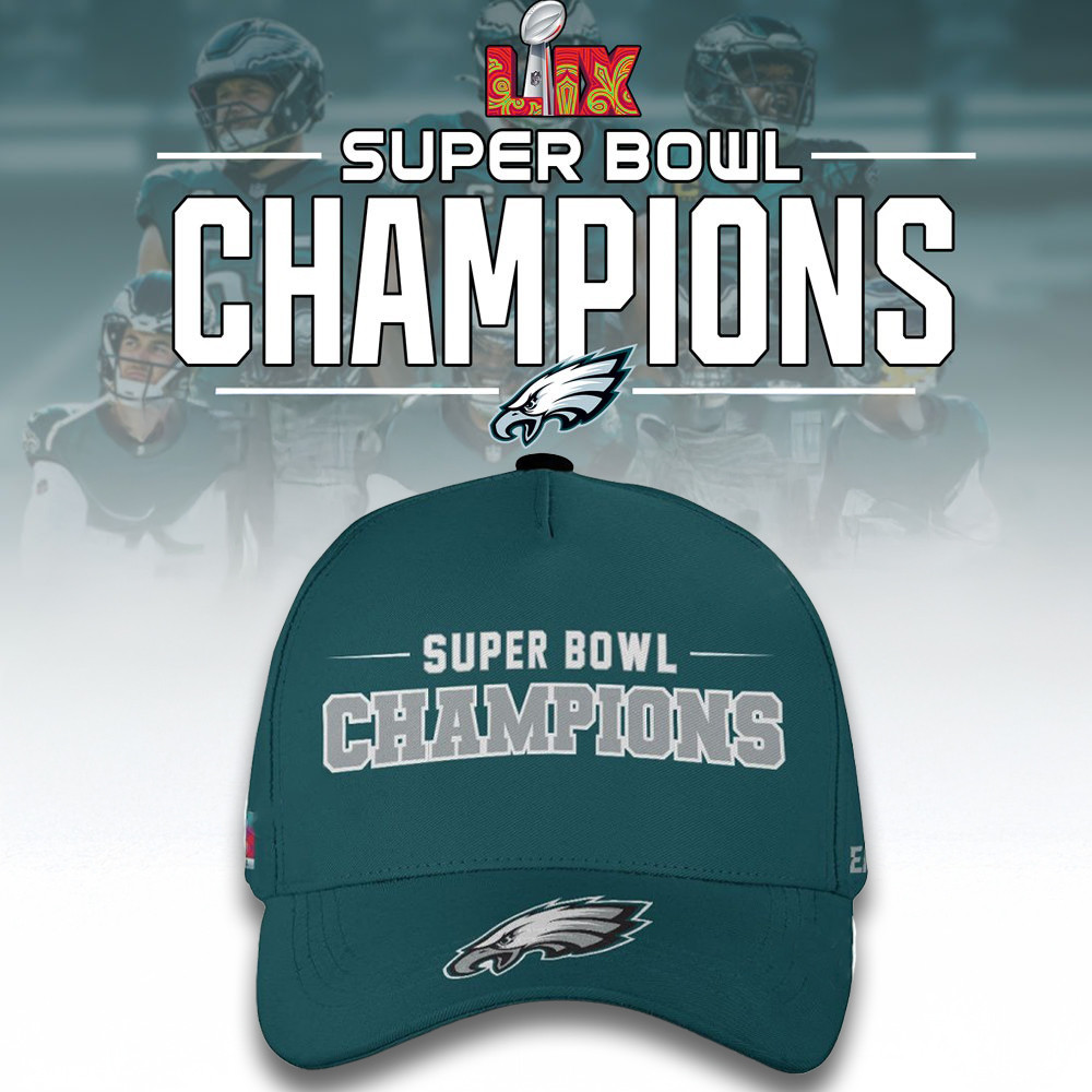 Eagles Super Bowl Champions Hat 2025 Merchandise Gifts For Philadelphia Eagles Fans