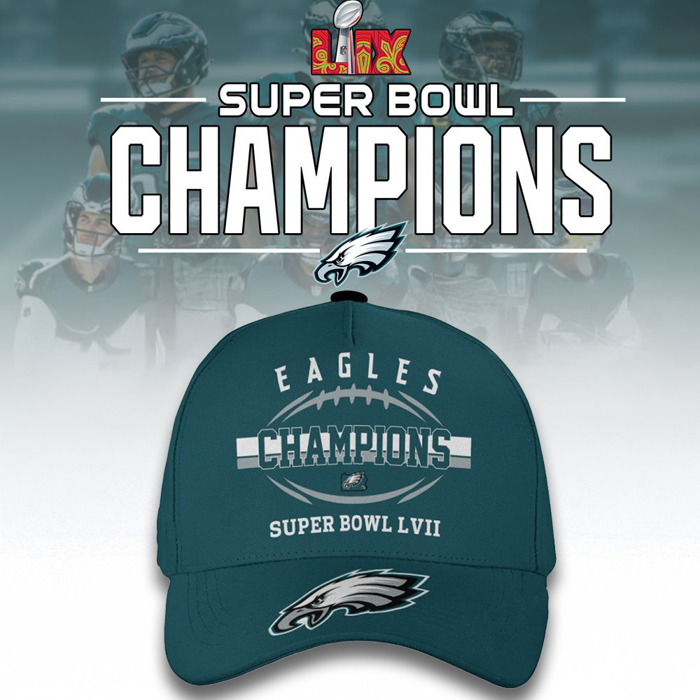 Eagles Super Bowl Champions Hat 2025 Philadelphia Eagles Super Bowl Champions Cap Merch
