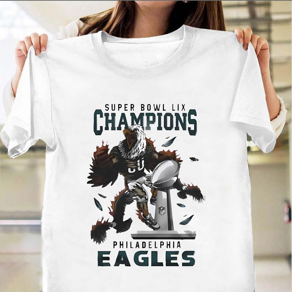 Eagles Super Bowl Champions T-Shirt Apparel Philadelphia Eagles Championships Won
