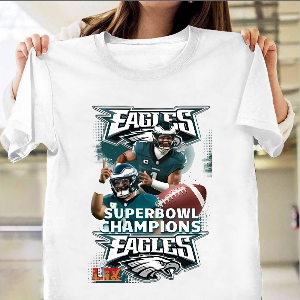 Eagles Super Bowl Champions T-Shirt Philadelphia Eagles Super Bowl Champs Apparel Gifts