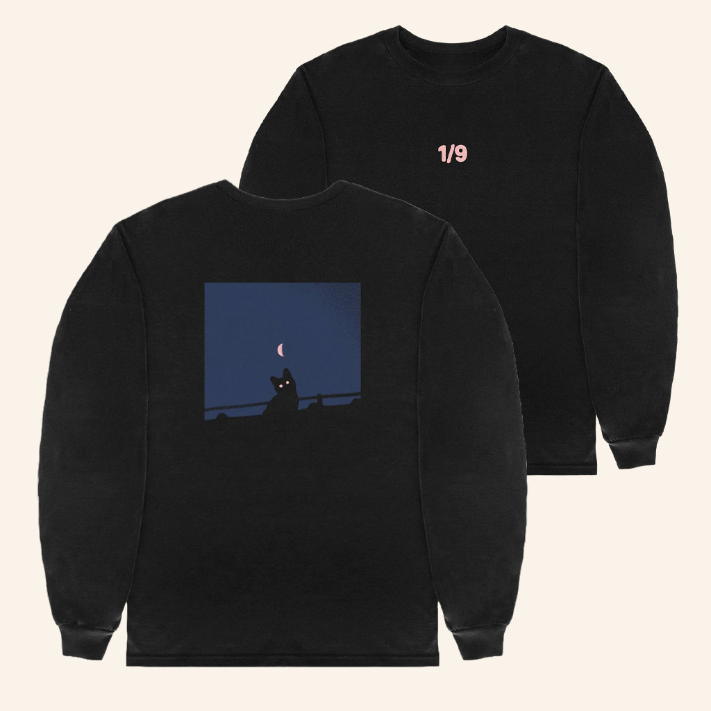 EAJ Park Merch EAJ 1 9 Tour Cat Long Sleeve Shirt Gifts For Music Fans