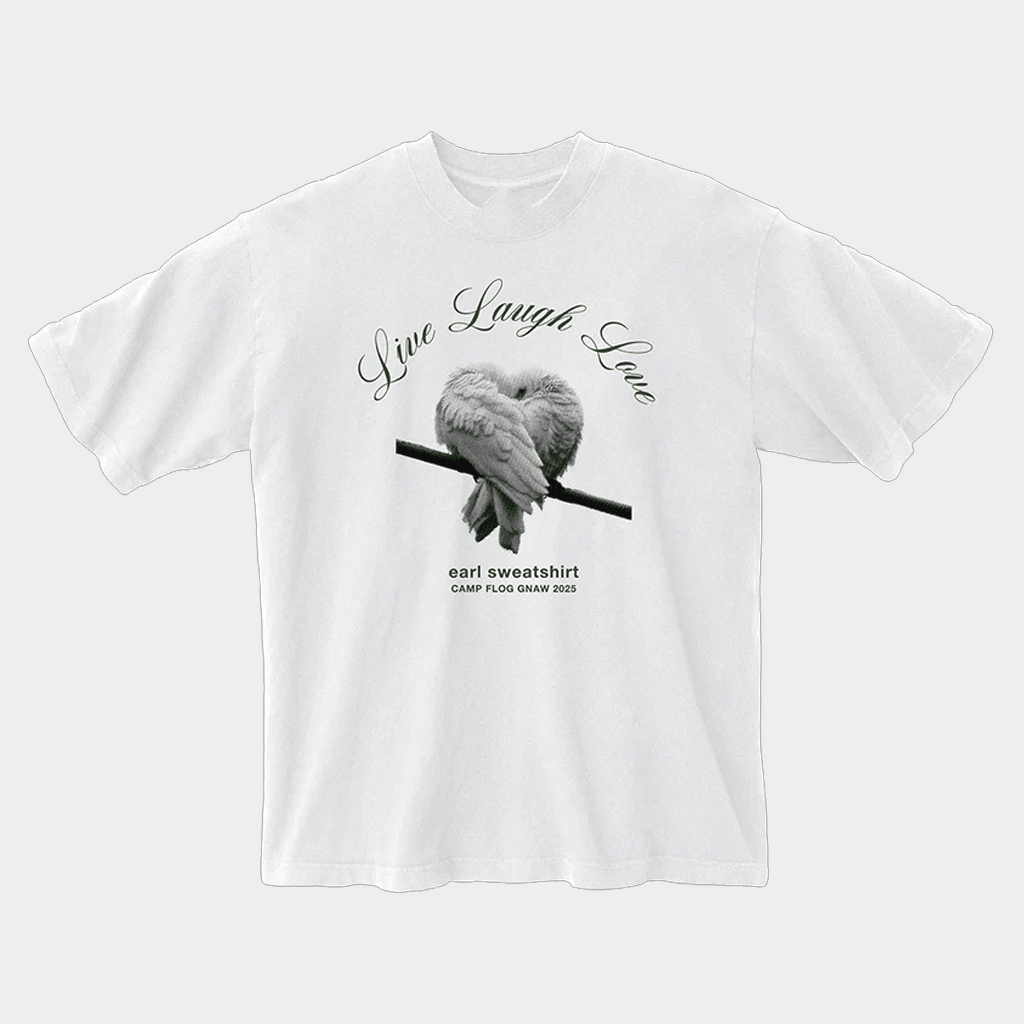 Earl Sweatshirt Merch Camp Flog Gnaw 2025 T-Shirt Live Laugh Love Shirt Gifts For Friends-1 Earl Sweatshirt Merch Camp Flog Gnaw 2025 T-Shirt Live Laugh Love Shirt Gifts For Friends-1