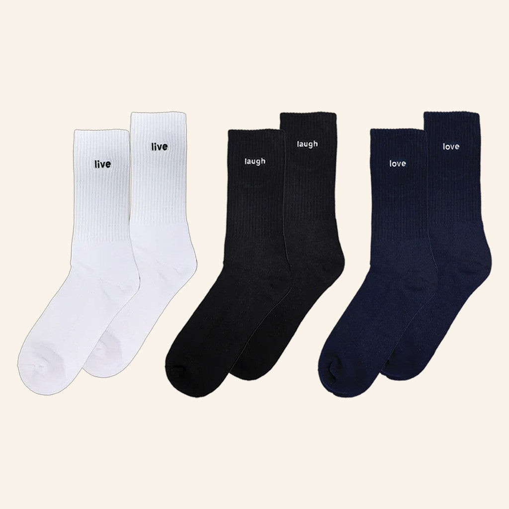 Earl Sweatshirt Merch LLL 3 Pack Socks Gifts For Friends Earl Sweatshirt Merch LLL 3 Pack Socks Gifts For Friends