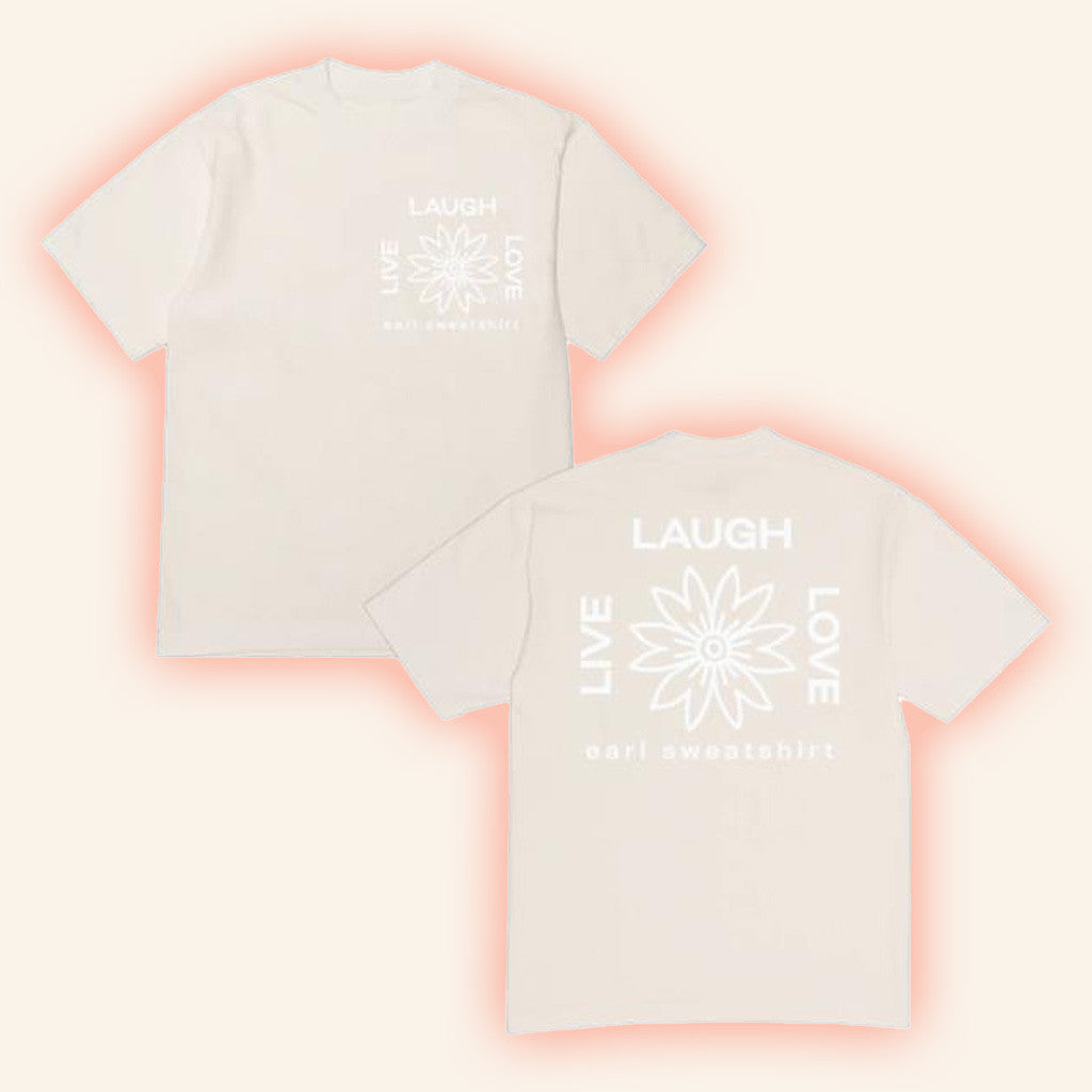 Earl Sweatshirt Merch Lll Flower Logo Cream T-Shirt Best Gifts For Son Earl Sweatshirt Merch Lll Flower Logo Cream T-Shirt Best Gifts For Son