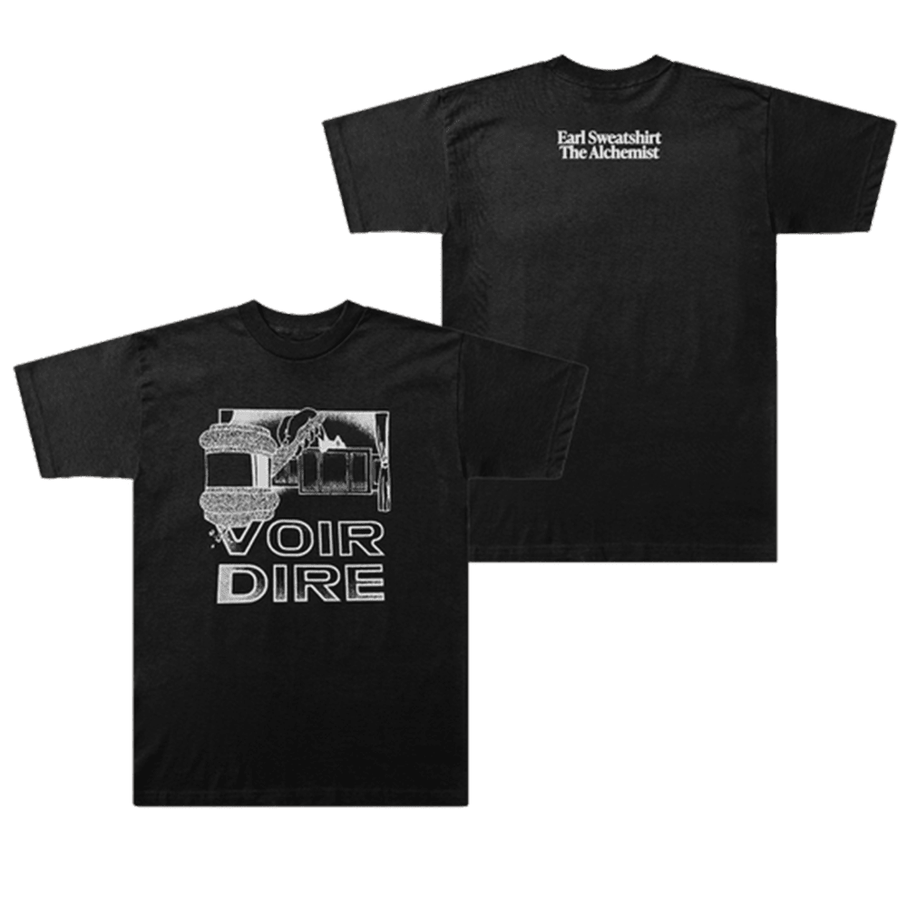 Earl Sweatshirt Merch VOIR DIRE Black T-Shirt Gifts For Father's Day From Daughter