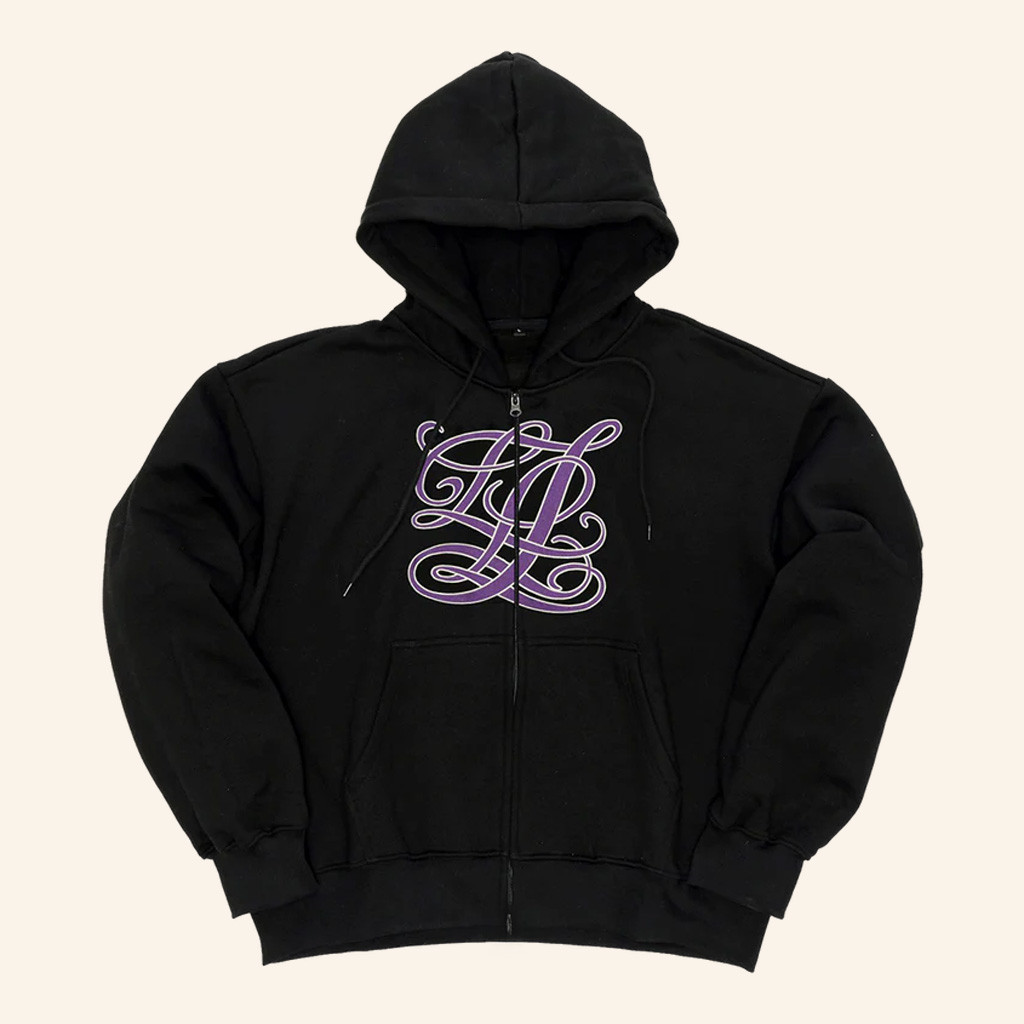 Earl Sweatshirt Tour Merch 2025 LLL Applique Zip Up Hoodie Best Gifts For Music Lovers