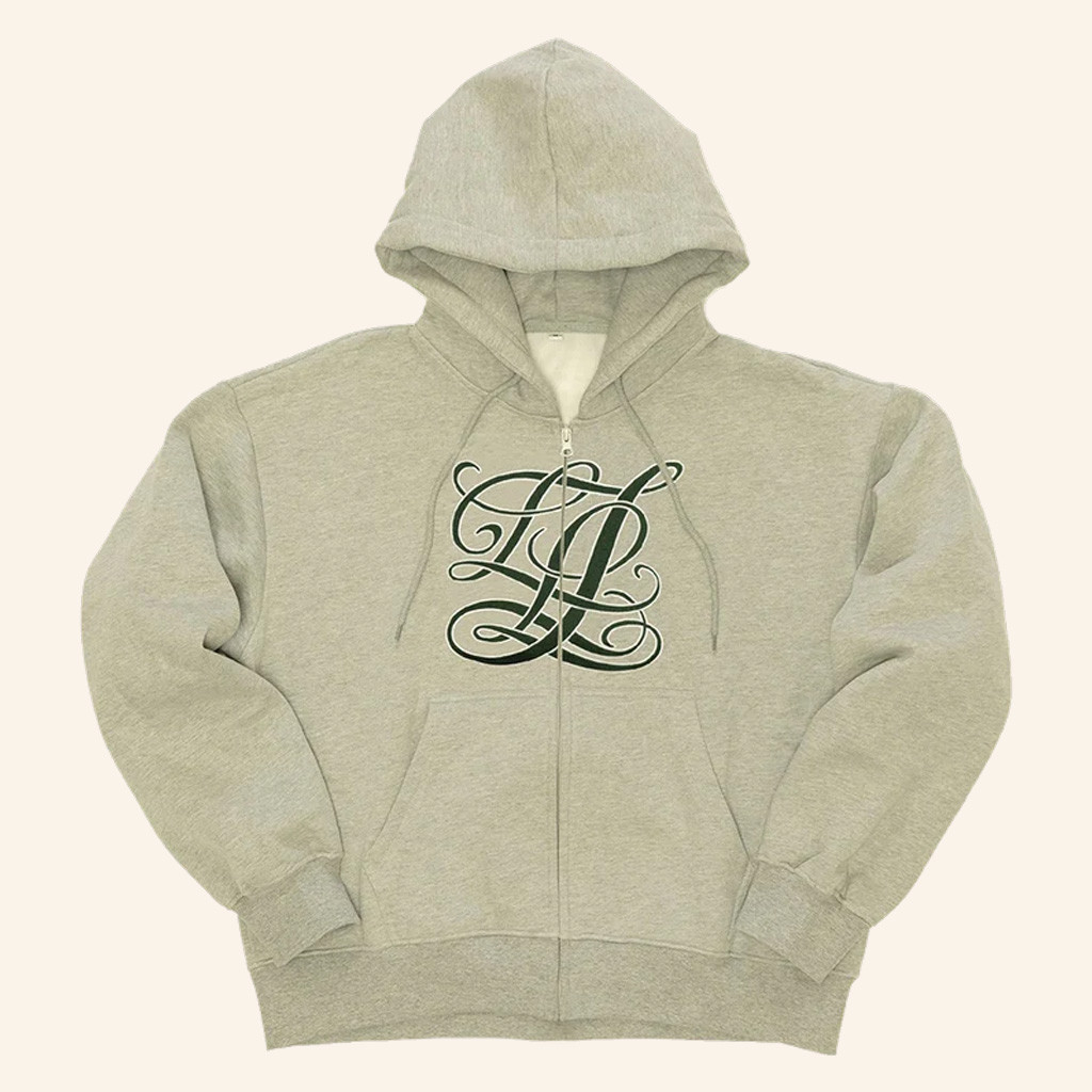 Earl Sweatshirt Tour Merch 2025 LLL Applique Zip Up Hoodie Dad Christmas Gifts Earl Sweatshirt Tour Merch 2025 LLL Applique Zip Up Hoodie Dad Christmas Gifts