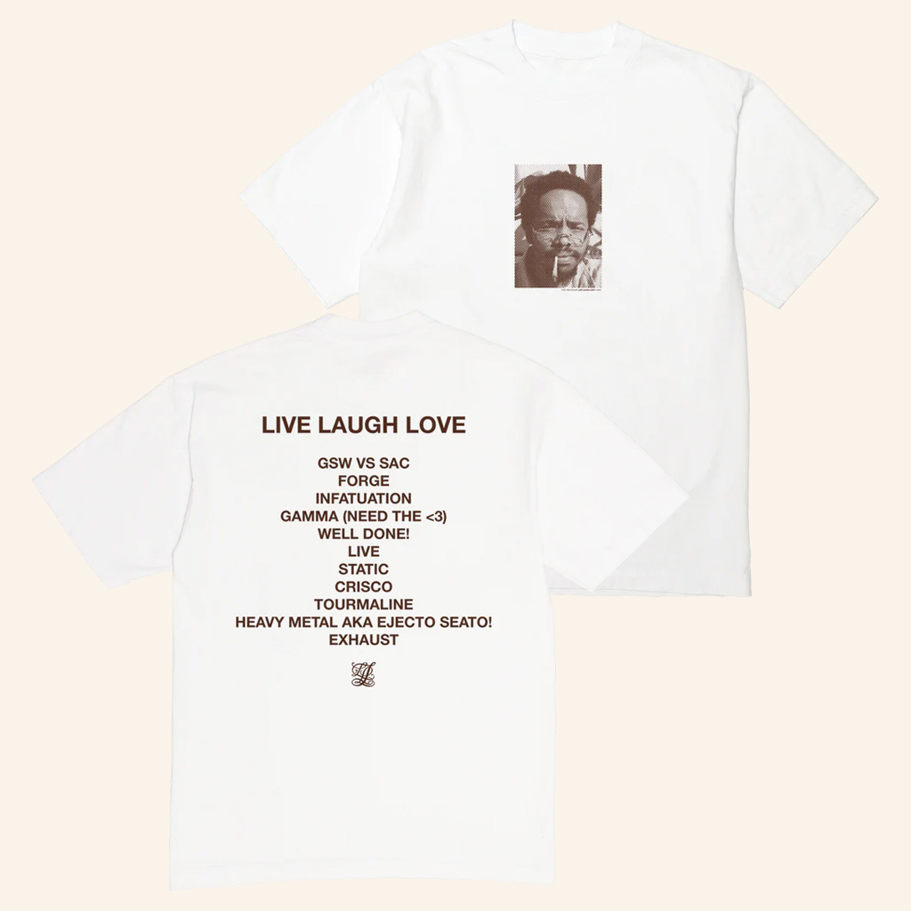 Earl Sweatshirt Tour Merch 2025 Portrait LLL White T-Shirt Present For Dad