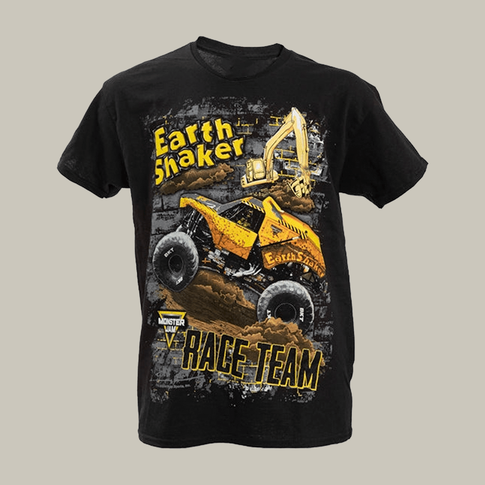Earth Shaker Youth T-Shirt Monster Jam Clothes Presents For Husband