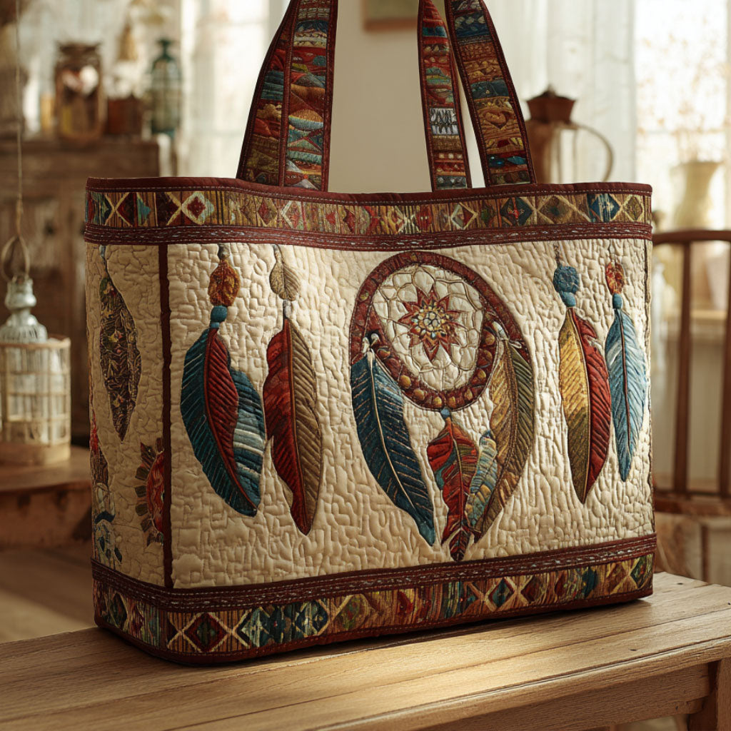 Earthsong Dreams Quilted Tote Bag Native American Related Presents