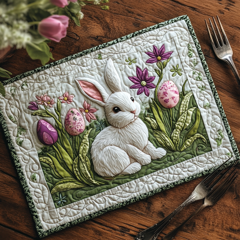 Easter Sunrise Quilted Place Mat Dining Room Table Decorated For Christmas Best Easter Themed Gifts