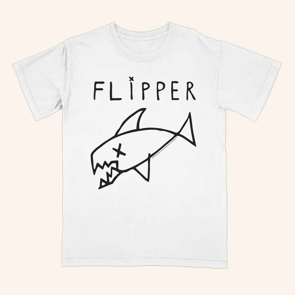 Easy Partners Merch Flipper Logo White T-Shirt Christmas Gift For Rock Music Lovers Easy Partners Merch Flipper Logo White T-Shirt Christmas Gift For Rock Music Lovers