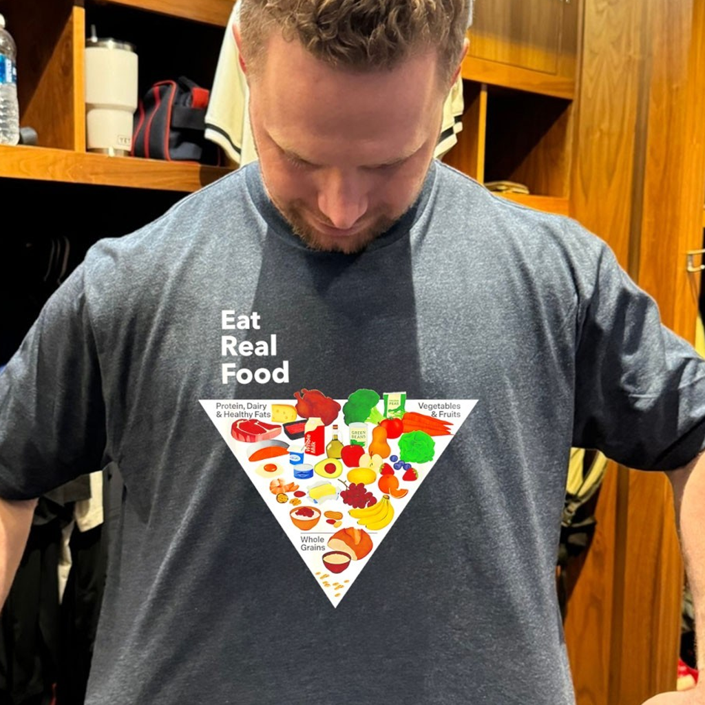 Eat Real Food New Food Pyramid 2026 Shirt Best Gifts For Brother