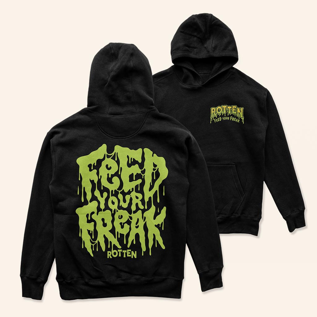 Eatrotten Merch Slime Freak Hoodie Feed Your Freak Rotten Hoodie Birthday Gift Ideas For Husband