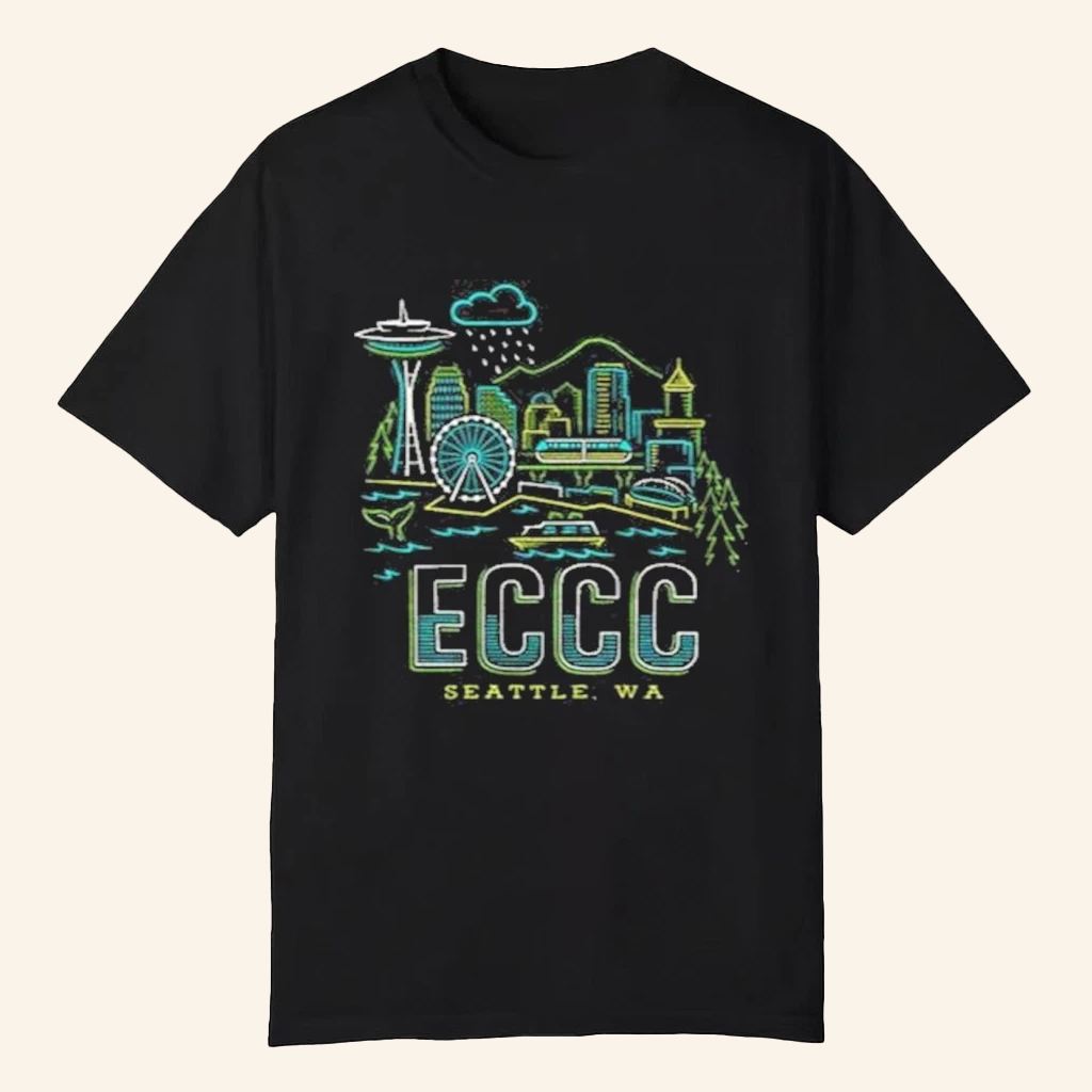 ECCC Seattle WA 2026 Skyline T-Shirt Birthday Ideas For Husband