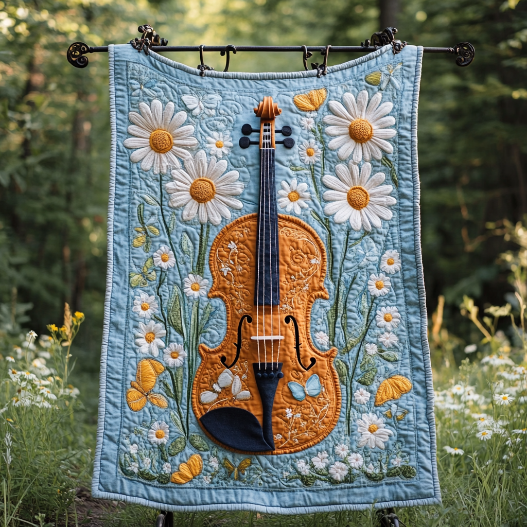 Echoes of Elegance Quilted Blanket Musical Gifts For Adults