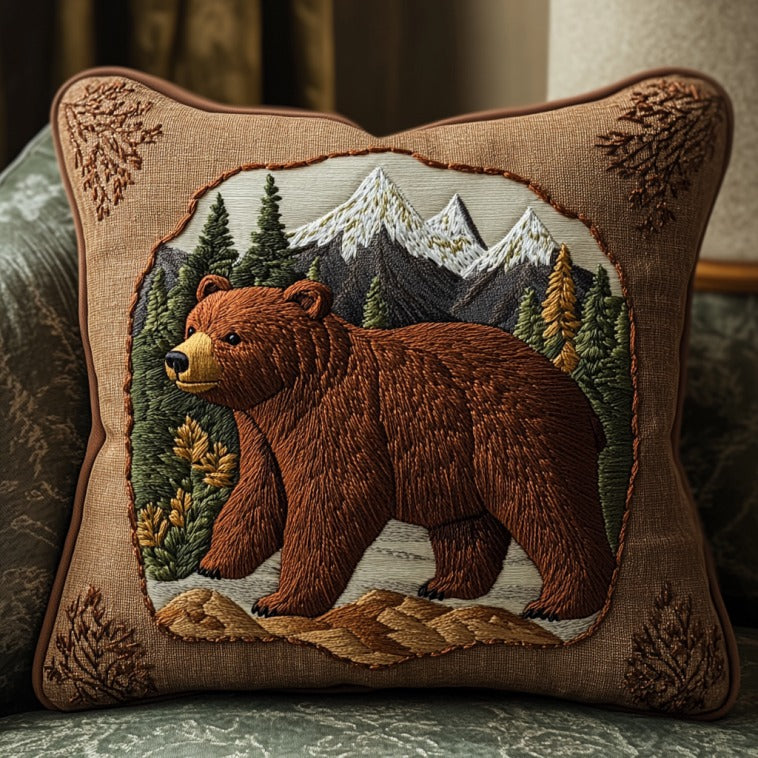 Echoes Of Mountain Quilt Pillow Case Classic White Pillow Case for Hotel-Like Clean Look