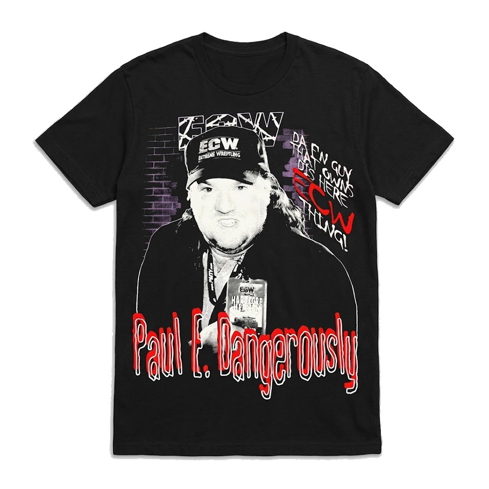 Ecw Paul Heyman Hardcore T-Shirt WWE Legends Hall of Fame 2026 Shirt Birthday Gift For Fans