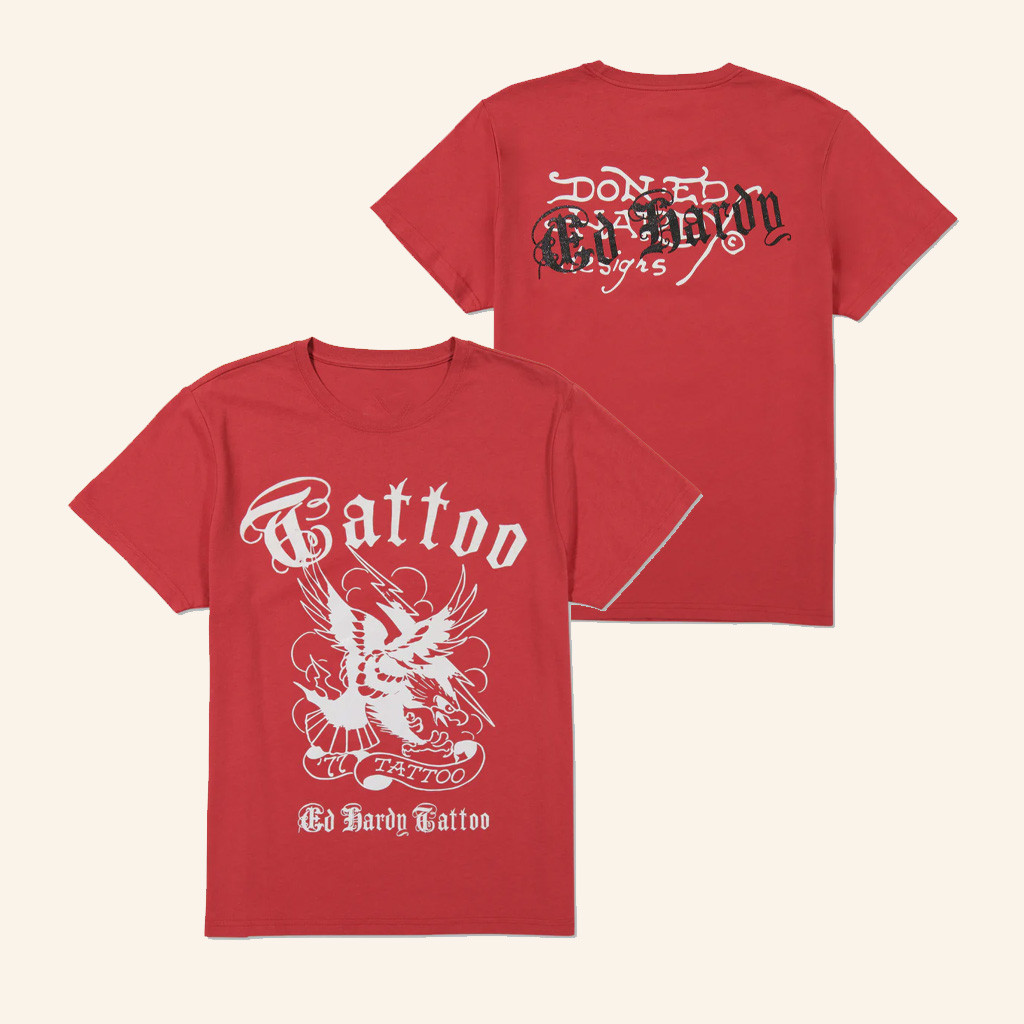 Ed Hardy Merch 77 Eagle Tattoo T-Shirt Christmas Gifts For Brother