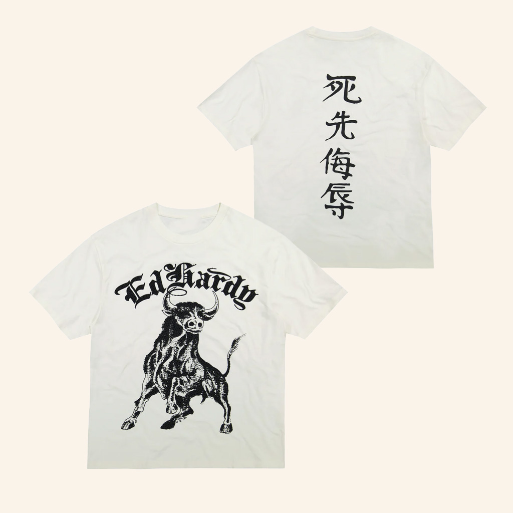 Ed Hardy Merch Bull T-Shirt Christmas Gift Ideas For Him