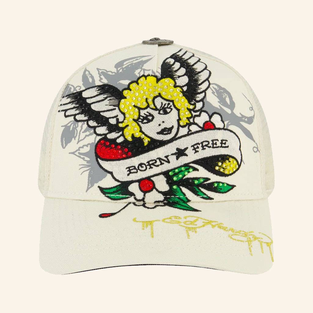 Ed Hardy Merch Cherub Trucker Hat Ed Hardy Hat Christmas Gifts For Girlfriend Ed Hardy Merch Cherub Trucker Hat Ed Hardy Hat Christmas Gifts For Girlfriend