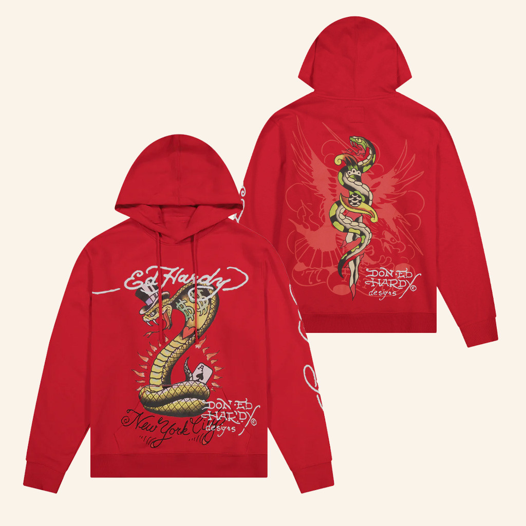 Ed Hardy Merch Cobra Ace Hoodie Snake Ed Hardy Hoodie Christmas Gifts For Him Ed Hardy Merch Cobra Ace Hoodie Snake Ed Hardy Hoodie Christmas Gifts For Him