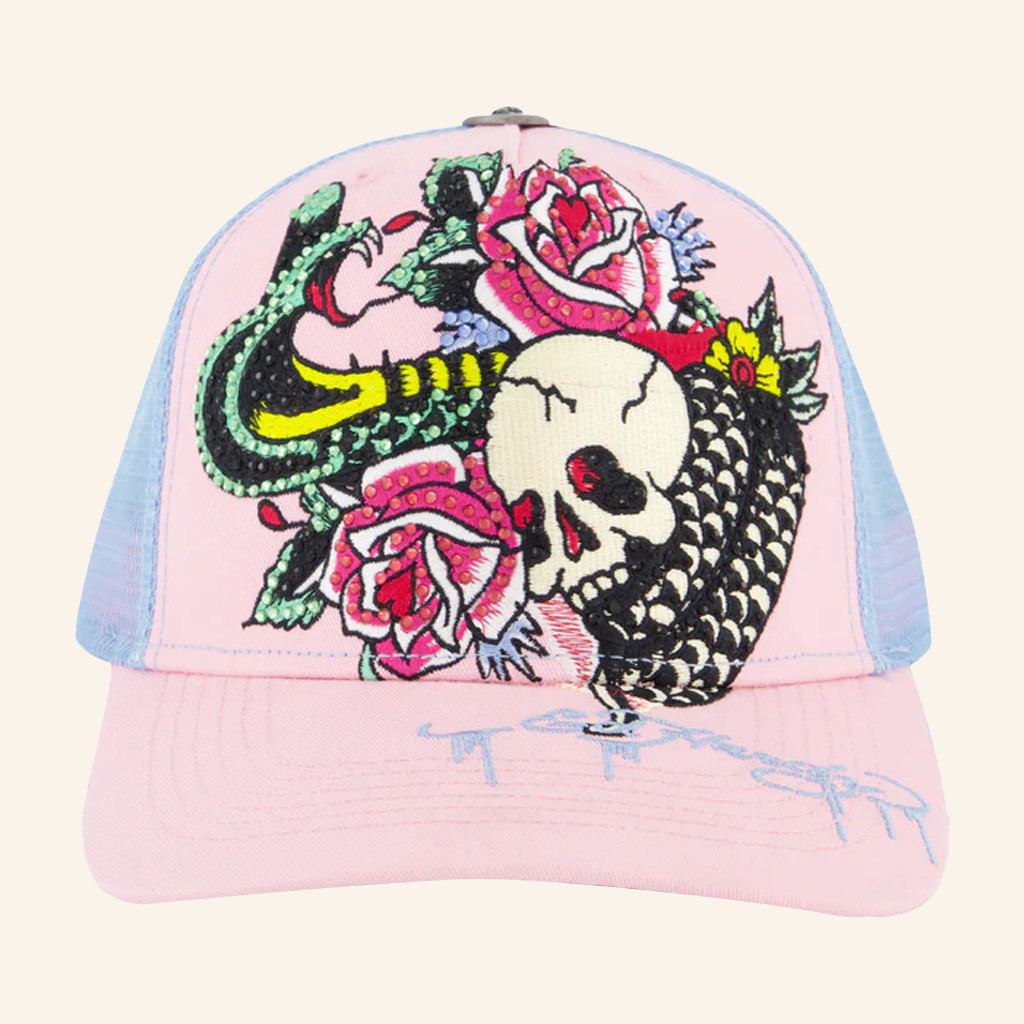 Ed Hardy Merch Cobra Trucker Hat Ed Hardy Hat Xmas Gifts For Girlfriend Ed Hardy Merch Cobra Trucker Hat Ed Hardy Hat Xmas Gifts For Girlfriend