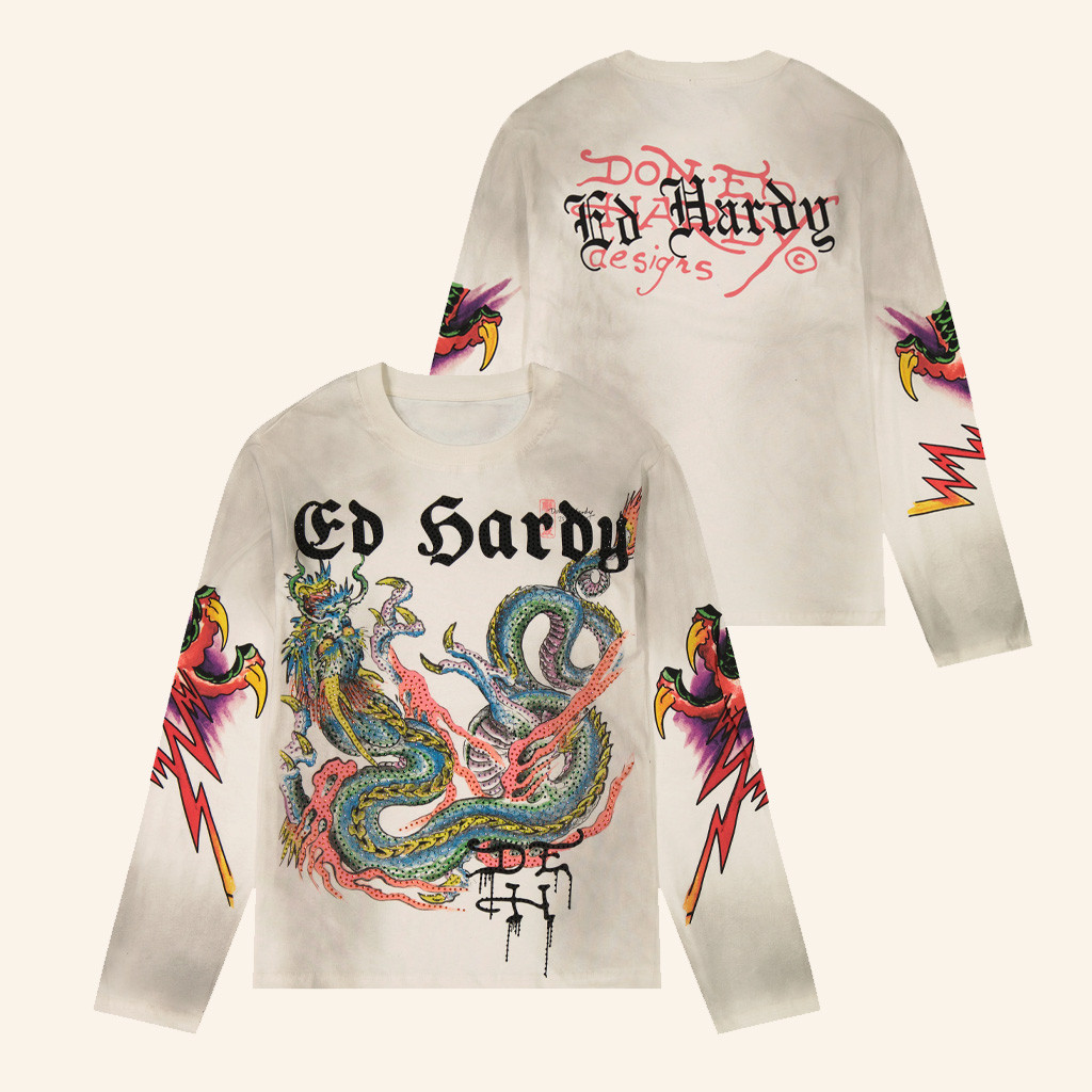 Ed Hardy Merch Dragons Ed Hardy Long Sleeve T-Shirt Gift Ideas For Husband Ed Hardy Merch Dragons Ed Hardy Long Sleeve T-Shirt Gift Ideas For Husband