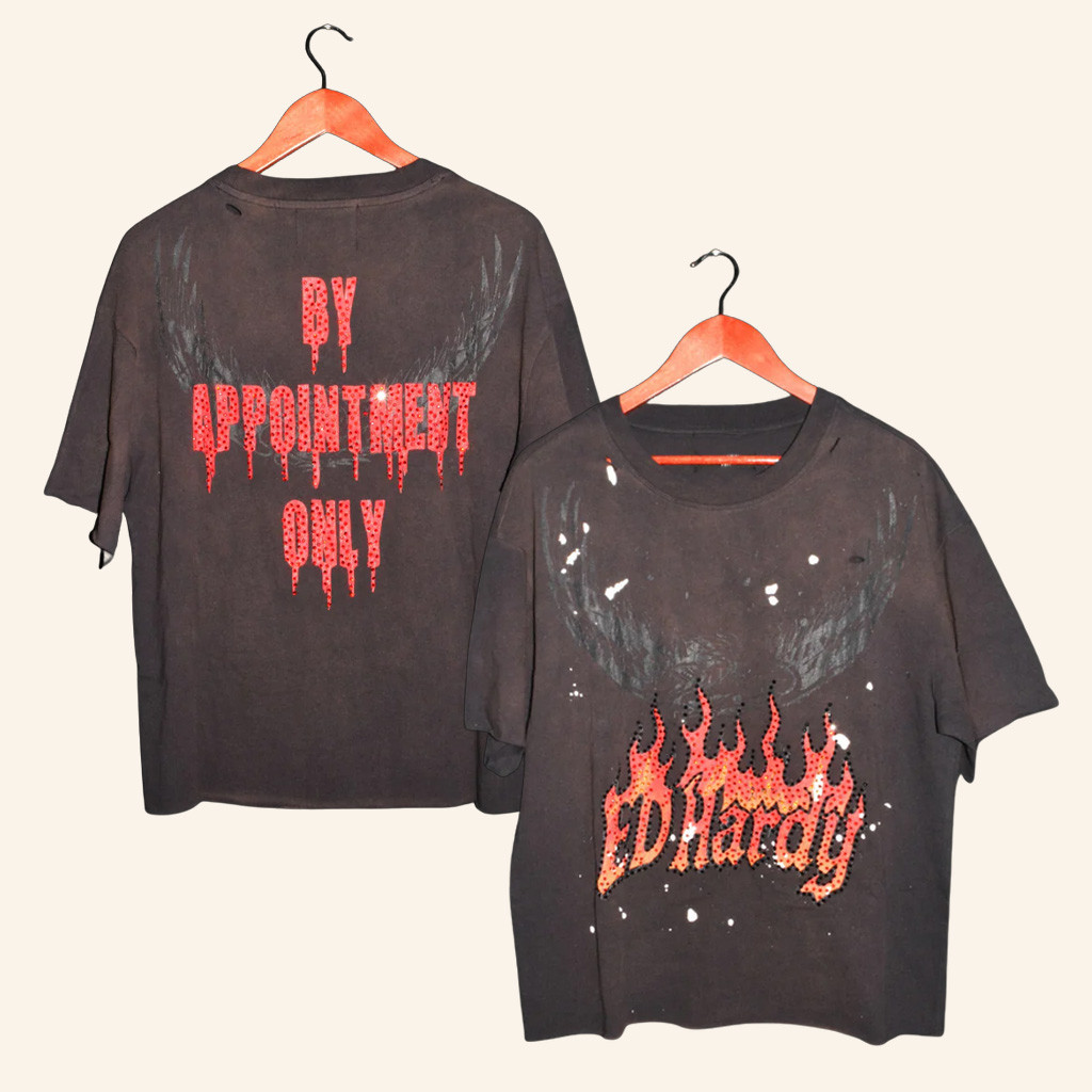 Ed Hardy Merch Eagle Flame T-Shirt Christmas Gift Ideas For Son